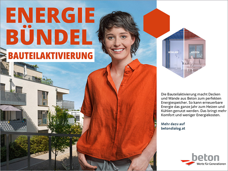 Neue BDÖ-Kampagne „Energiebündel Bauteilaktivierung“ gelauncht