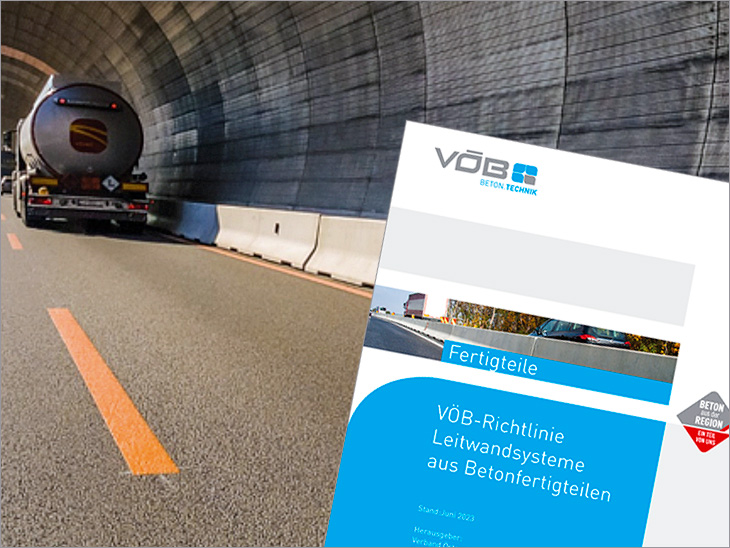 VÖB Richtlinie Leitwandsysteme aus Betonfertigteilen