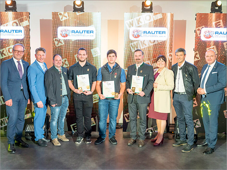 Zwei Rauter-Lehrlinge holen sich „Stars of Styria“-Auszeichnungen