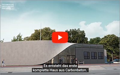 Haus aus Carbonbeton