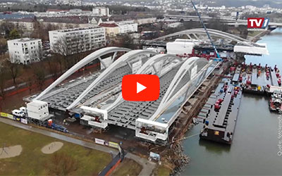 Fertigstellung Linzer Donaubrücke